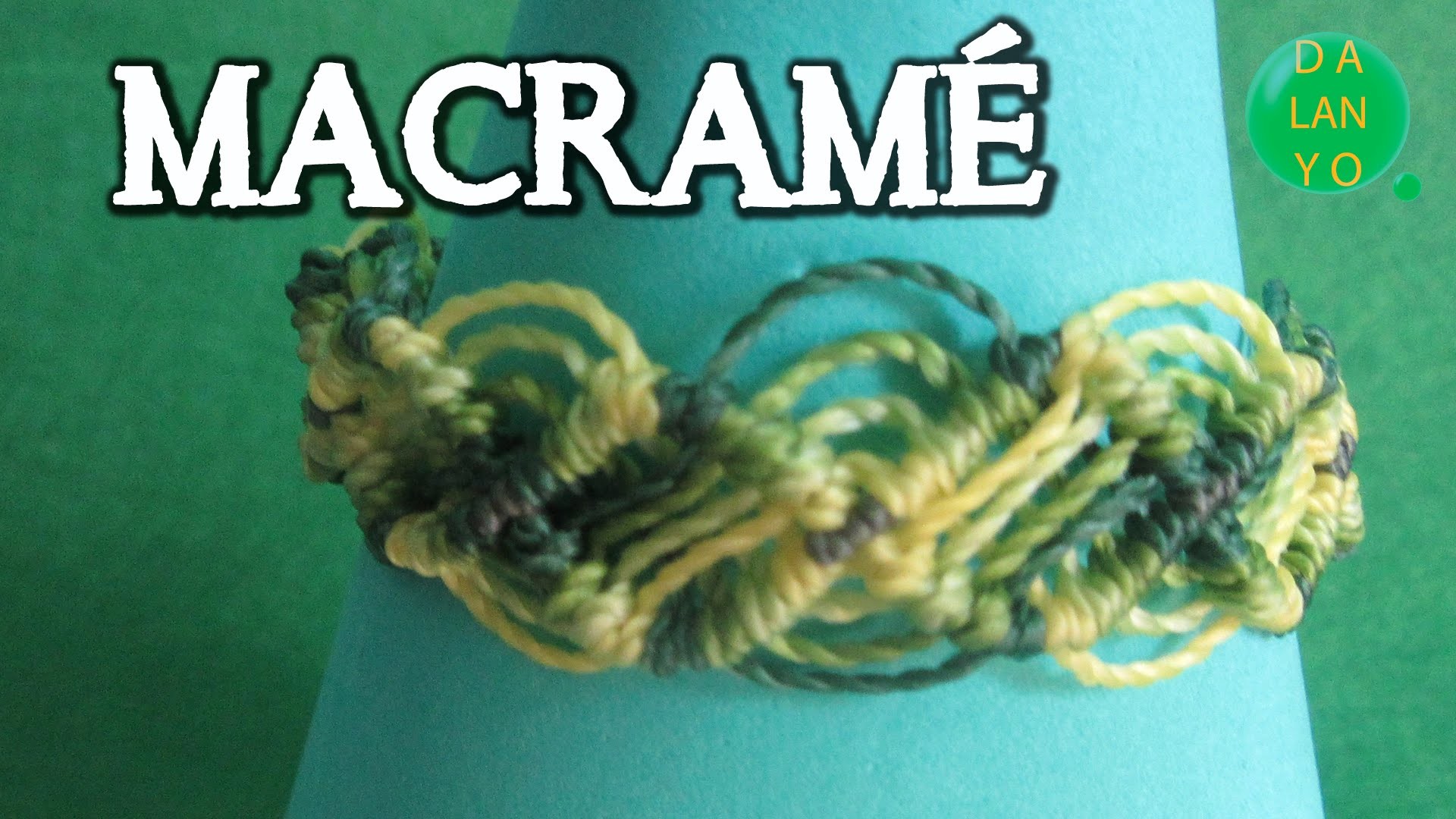 Pulsera Pistacho | Macrame | DIY | Fácil