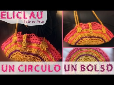 Un círculo, un bolso | Tejidos | A circle, a woven bag | EliClau