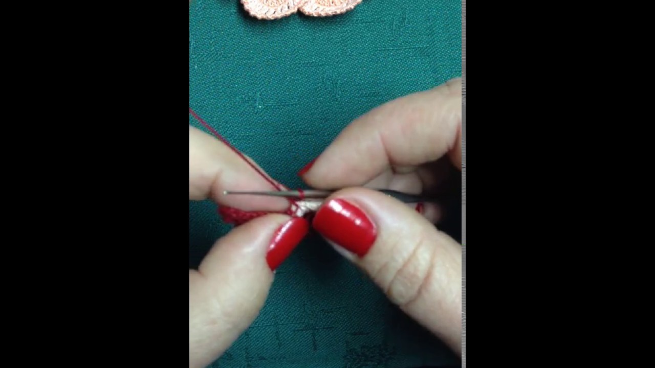 VIDEO-TUTORIAL Nº15.2 Rosa a crochet.CROCHET IRLANDES