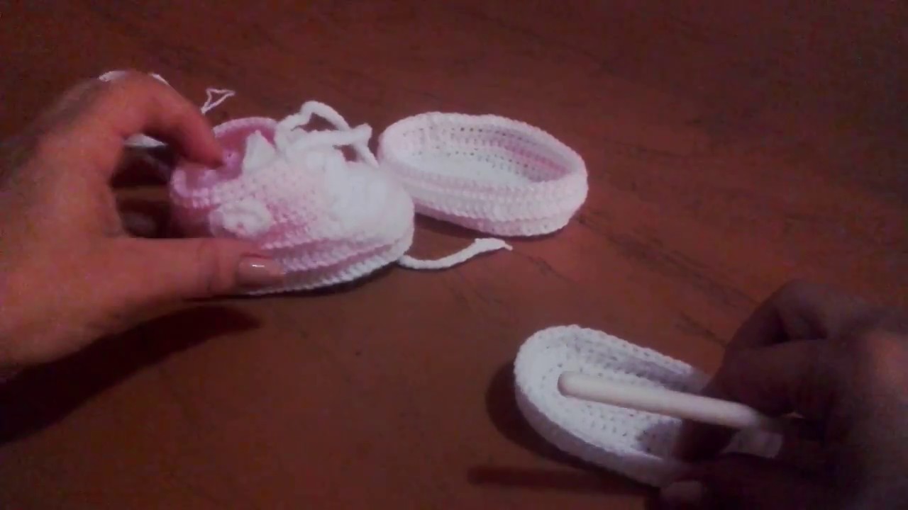 Zapatillas bebé crochet (parte 1)