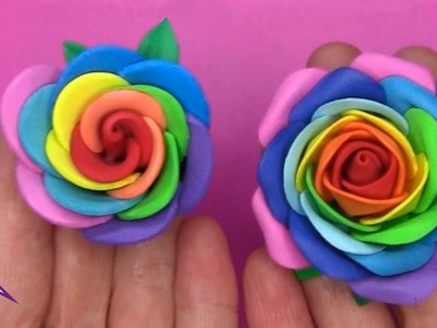 DIY Rosa arco iris: fácil o superfácil