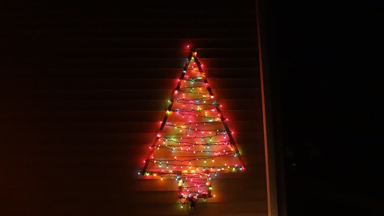 Pino de luces navideñas.DIY
