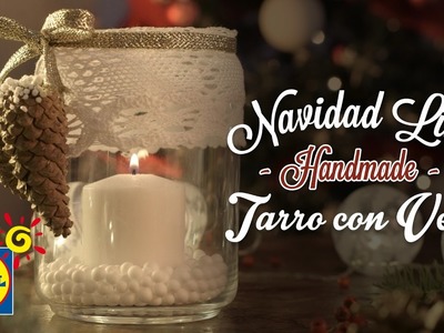 Tarro Con Vela - Handmade Navidad