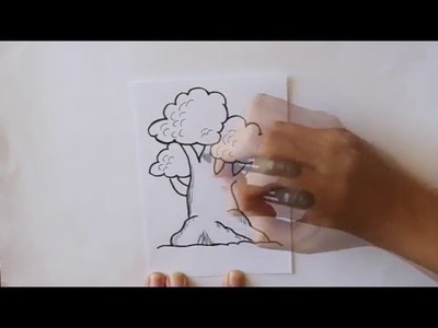 Cómo dibujar un Árbol Dibuja Conmigo Dibujos de Primavera