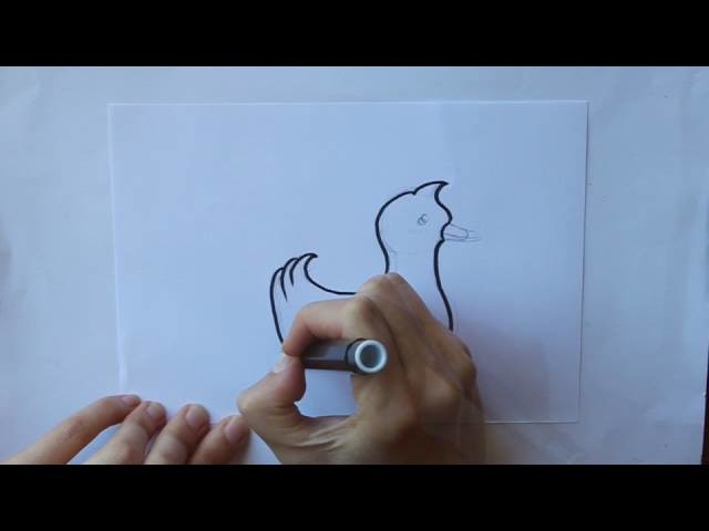 Cómo dibujar un Pato Dibuja Conmigo Dibujos de Animales