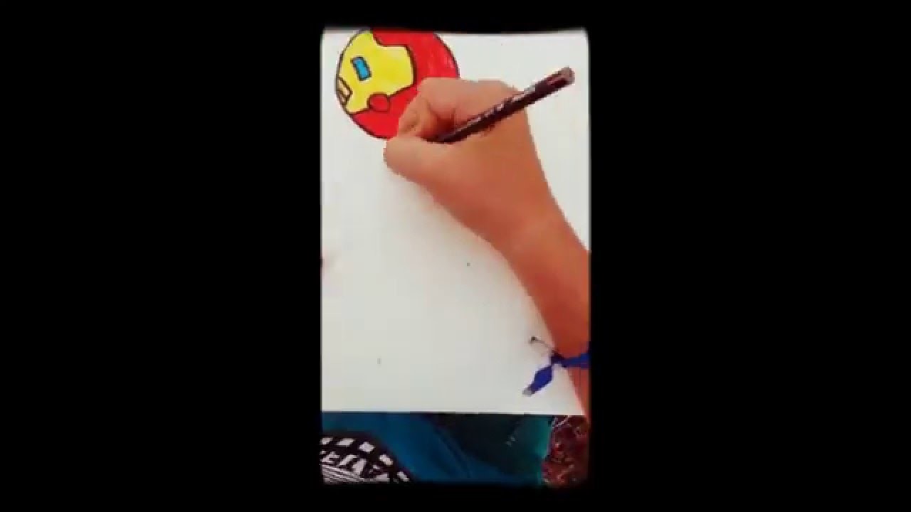 DIBUJANDO IRON MAN | KAWAII | DIBUJOS MARVEL