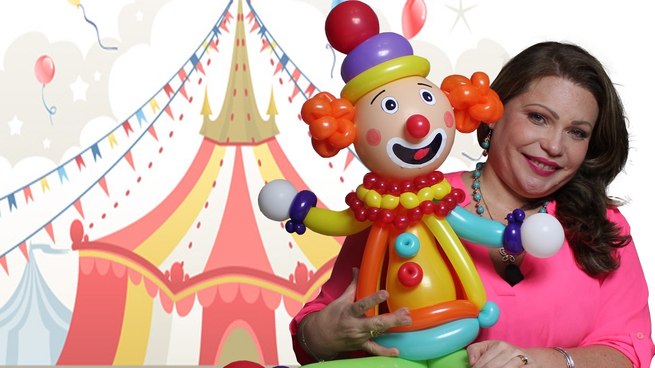 Como hacer un payaso  Parte I El Cuerpo Circo y Leones DIY. Balloons Clown Circus The Body