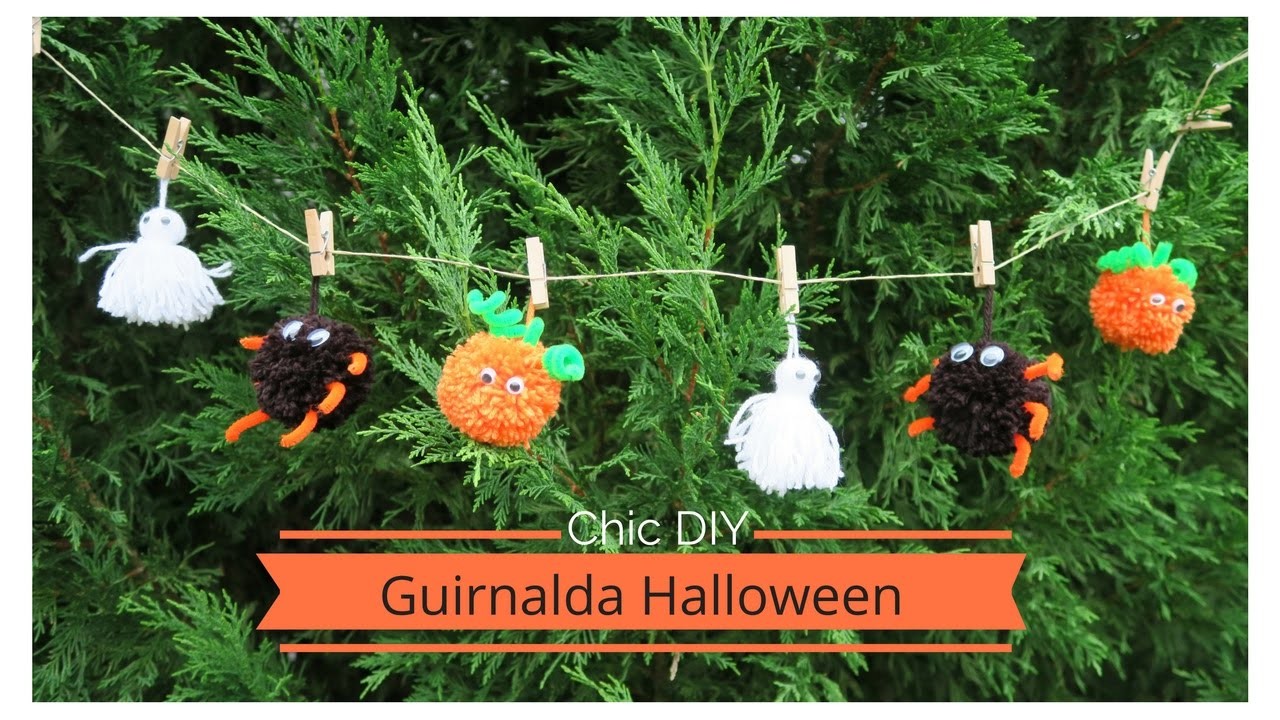 GUIRNALDA HALLOWEEN |  DIY DIA DE LOS MUERTOS | CHIC DIY