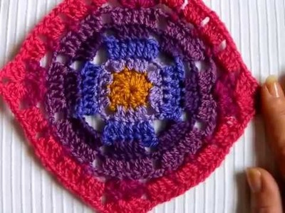 Crochet paso a paso en español granny square principiantes