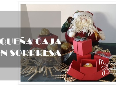 Caja sorpresa. Scrapbooking. Tutorial en español