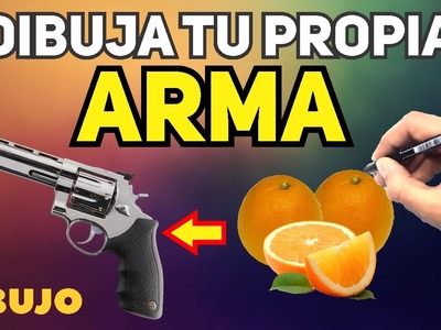 COMO DIBUJAR UN ARMA - crea tu propia arma - dibujos de armas+