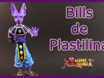 Como Hacer a Bills de Plastilina.How to Make (Beerus) with Clay.Polymer Clay.Dragon Ball Super