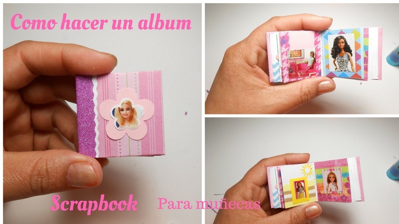 Como hacer un album de Scrapbook para muñecas
