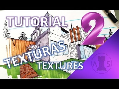 TEXTURAS PARA DIBUJOS ARQUITECTÓNICOS - TEXTURES FOR ARCHITECTURAL SKETCHES - TUTORIAL pt. 2