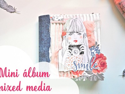Tutorial scrapbooking mini álbum mixed media boho dreams con foil | Parte 2 | Scrapeando con Rocío