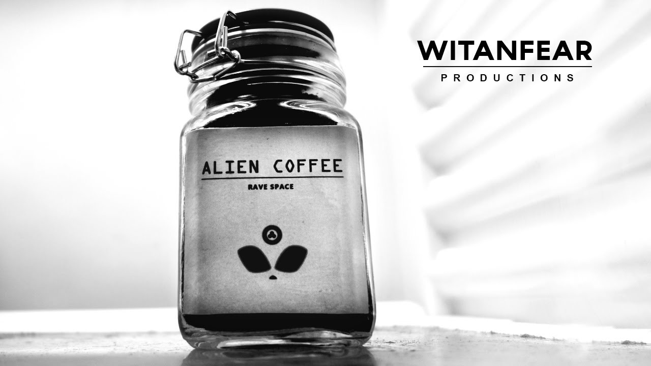 Como hacer el diseño para un frasco de café. Alien Coffee