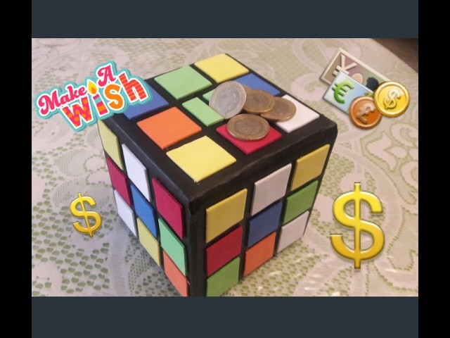 DIY Alcancía de Cubo Rubik!!