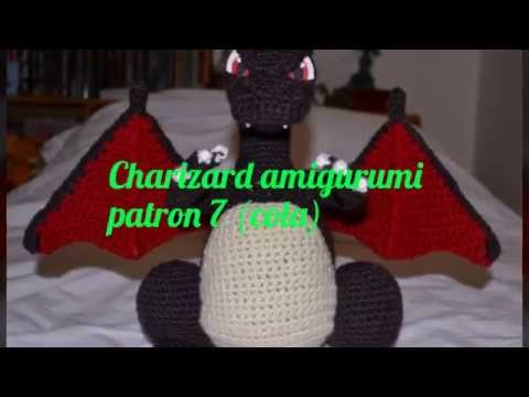 DIY Charizard amigurumi patron 7 (cola)