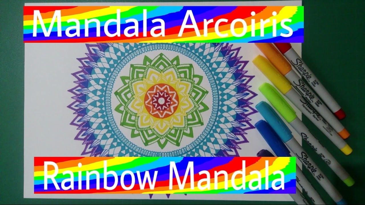 Mandala Arcoiris - Rainbow Mandala
