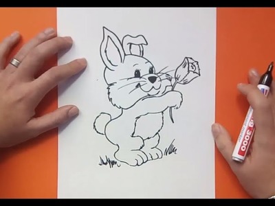 Como dibujar un conejo paso a paso 7 | How to draw a rabbit 7