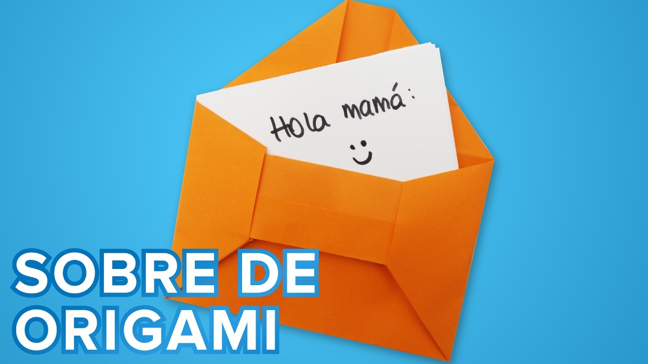 Cómo hacer un sobre de origami para las cartas