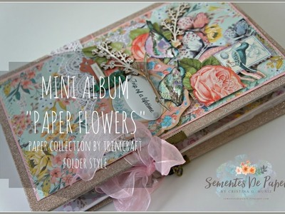 Mini Album Paper Flowers, Trimcraft