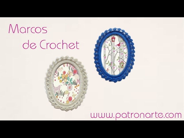 Como Hacer Marco de Crochet