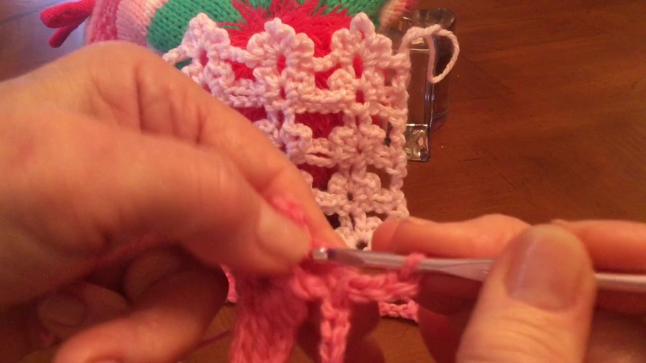Como hacer Punto Flor Trebol de Tres Petalos Crochet (Sigue de Puntilla #5)