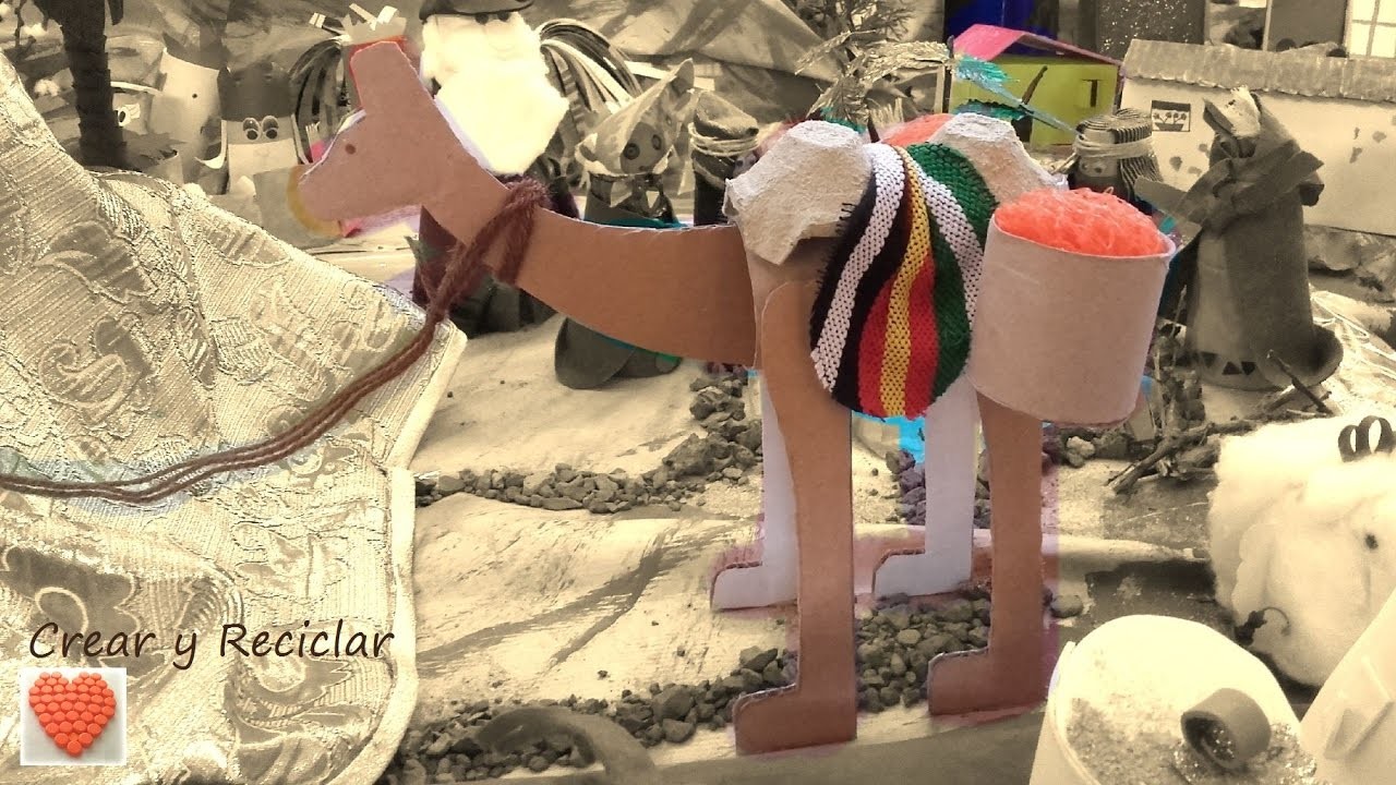 Cómo hacer un camello con cartón.  muy fácil. DIY