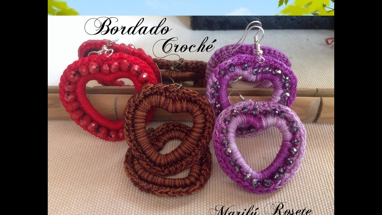 Crochet y Bordado-Aretes y Arracadas