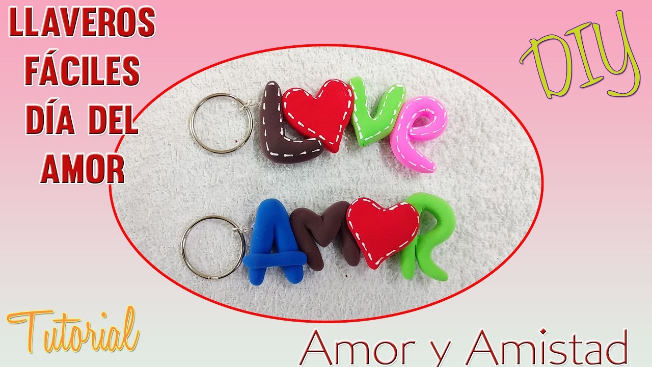 DIY Llavero facil dia del amor - ideas para regalar en San Valentin