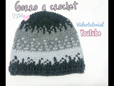 Gorro a crochet (crochet knit stitch)