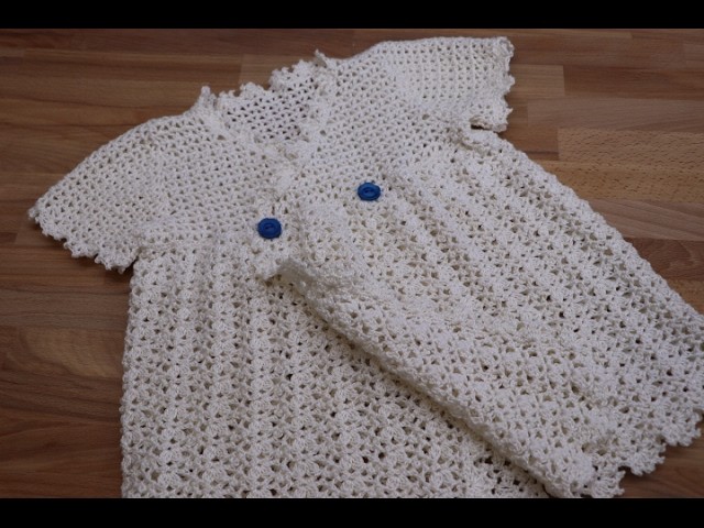 Vestido Crochet para Niña de 1 año parte 1.2