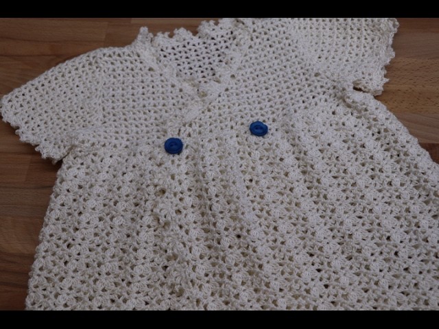 Vestido Crochet para Niña de 1 año parte 2.2