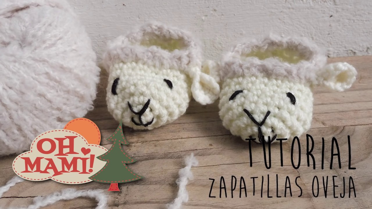 Zapatillas Oveja superfáciles a crochet (Todas las tallas)- Crochet Sheep Slippers