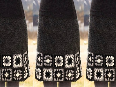 COMO TEJER FALDAS EN DIFERENTES PUNTOS TEJIDOS A GANCHILLO Y CROCHET Nº 02