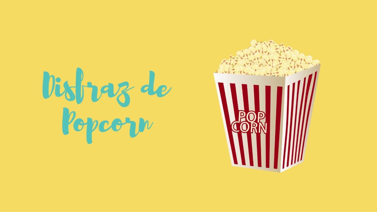 DIY: Disfraz de popcorn 2 profes en apuros
