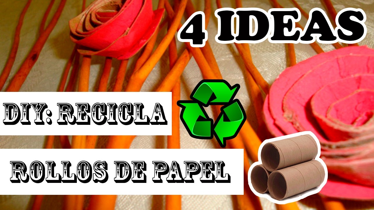 DIY: Rollos de Papel + 4 IDEAS!