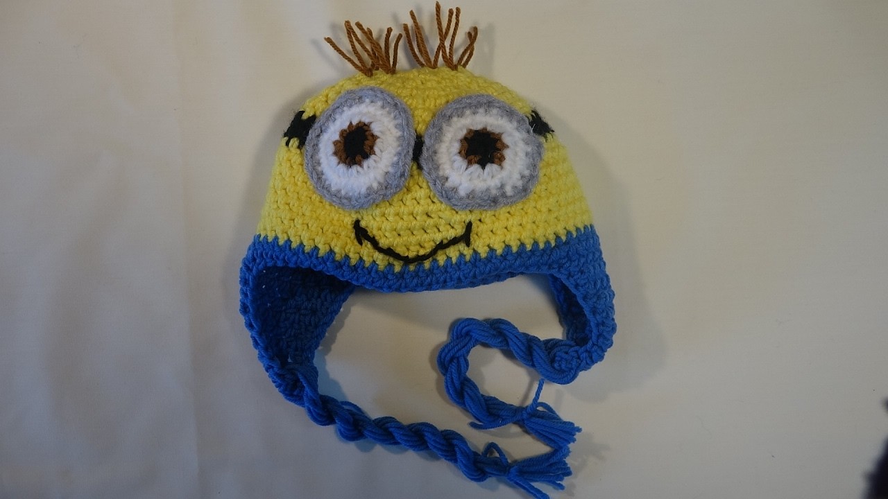 Gorro  minion para ninos.How to crochet minion hat