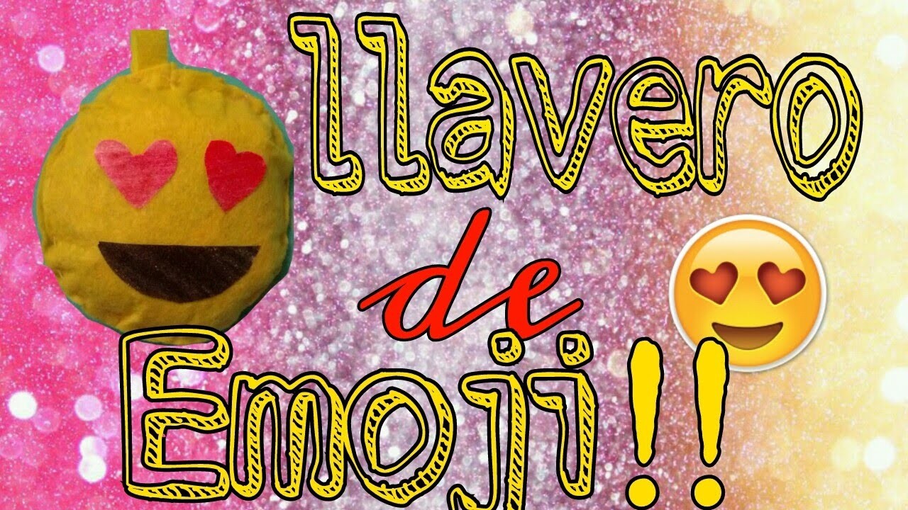 Llavero de Emoji!!!! con fieltro ¡¡¡Super Facil!!!! ~Dani♥Diy