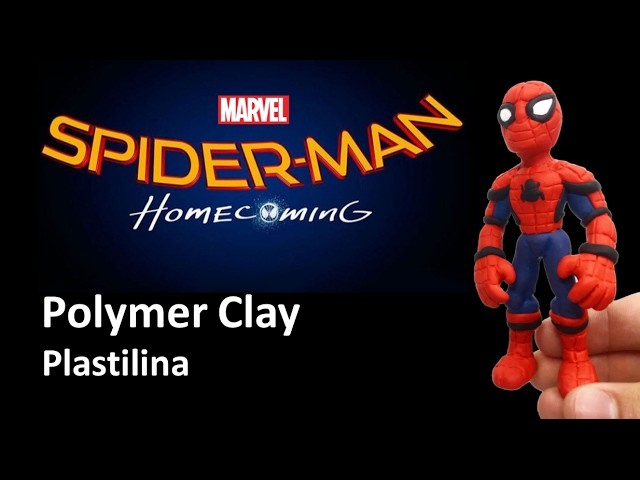 SPIDERMAN - Polymer Clay Tutorial HOMBRE ARAÑA - Plastilina