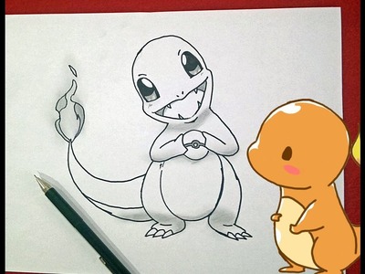 Como dibujar a charmander. how to draw charmander