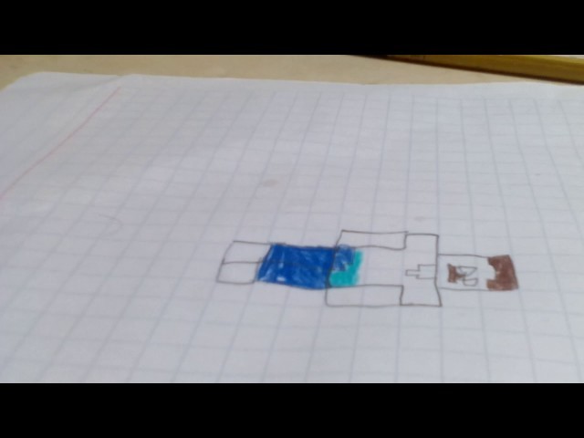 Como hacer un steve de papel