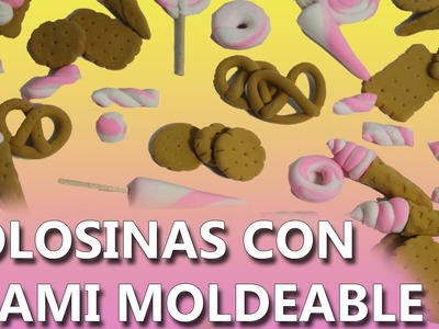 Manualidades con foamy moldeable | COMO HACER GOLOSINAS CON FOAMY MOLDEABLE