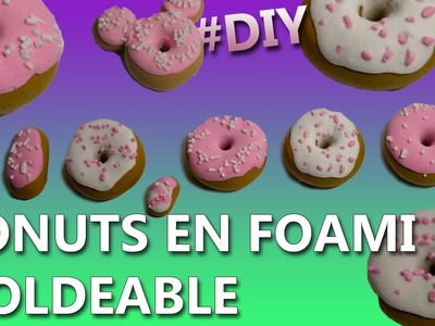 Manualidades con foamy moldeable | FIGURITAS CON FOAMI MOLDEABLE (DONAS DONUTS)