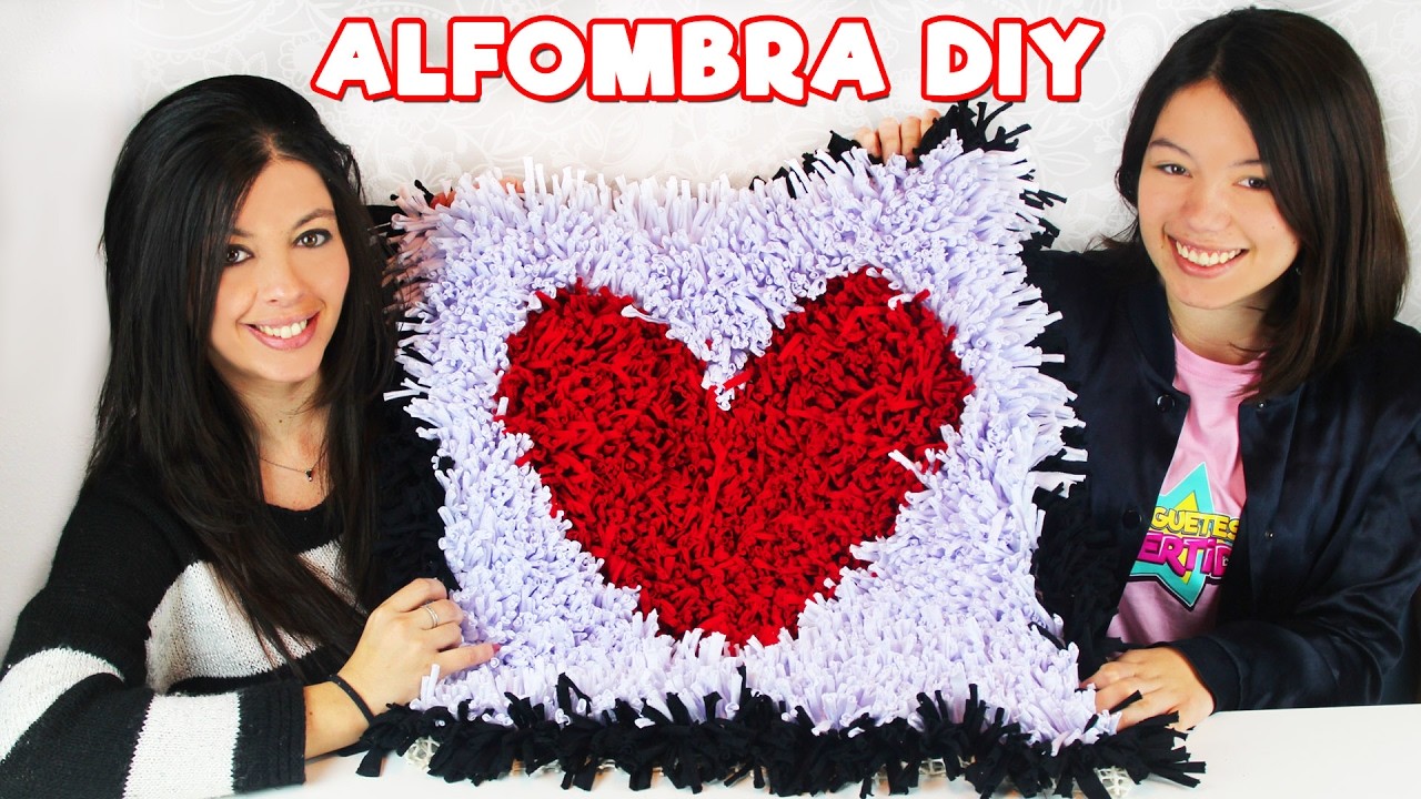 ALFOMBRA SAN VALENTIN DIY!!! Como hacer una alfombra súper fácil