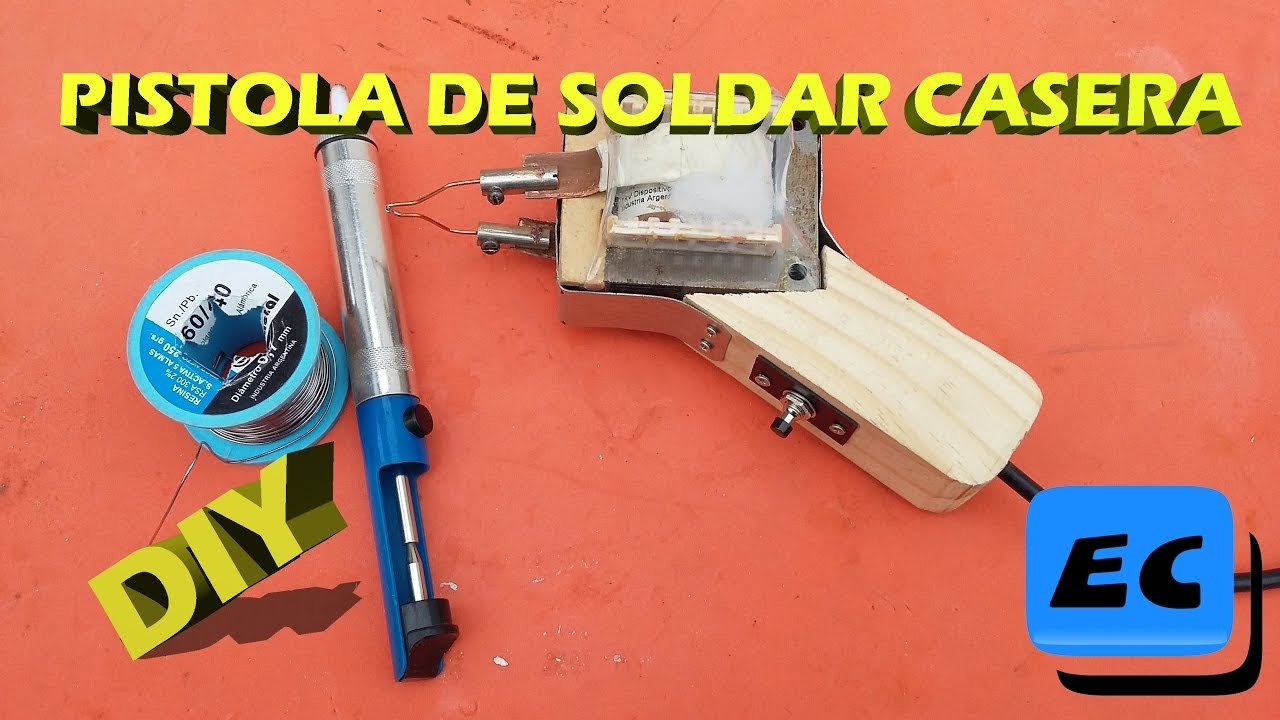 Como hacer un cautin casero Electric soldering iron DIY