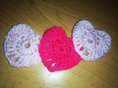 Corazon tejido para San Valentin.Heart woven for Valentine's Day -Tutoutil