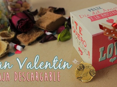 Cute Box de SAN VALENTÍN | DIY | Cajita Descargable