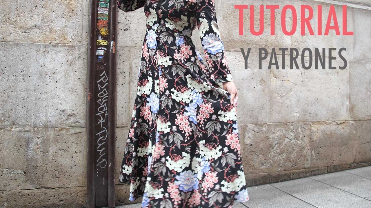 DIY Costura: Vestido largo de mujer (patrones gratis)